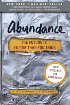 Book cover for Abundance by Peter Diamandis