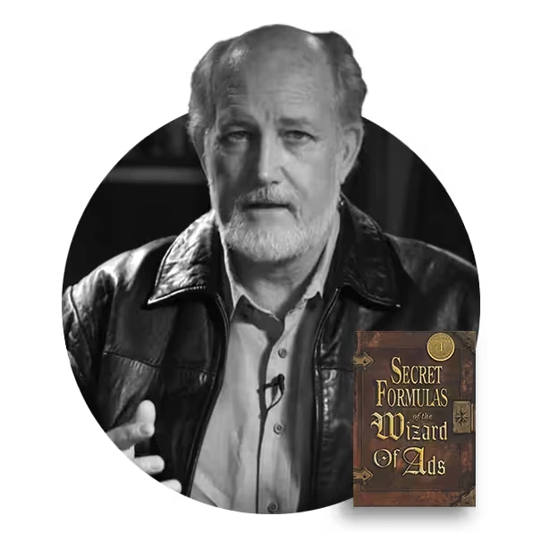 Roy H. Williams with his books
